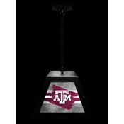 Texas A&M Pendant Box Light by Holland Bar Stool Company, BxLM1BKTexA-M