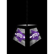Texas Christian University Pendant Box Light by Holland Bar Stool Company, BxLM1BKTexChr