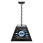 Utah Hockey Club Pendant Box Light by Holland Bar Stool Company, BxLM1BKUtahHC