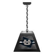 Utah State University Pendant Box Light by Holland Bar Stool Company, BxLM1BKUtahSt