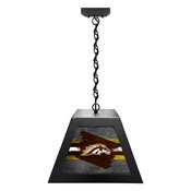 Western Michigan University Pendant Box Light by Holland Bar Stool Company, BxLM1BKWestMI