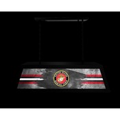 United States Marine Corps Long Box Billiard Light by Holland Bar Stool Company, BxLM2BKMarine