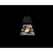 United States Marine Corps Long Box Billiard Light by Holland Bar Stool Company, BxLM2BKMarine