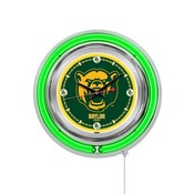 Baylor Double Neon Ring, Logo Clock by Holland Bar Stool Company, ClkBaylor