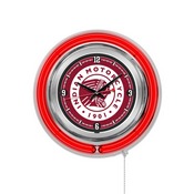 Indian Motorcycle Double Neon Ring, Logo Clock by Holland Bar Stool Company, ClkIndn-HD