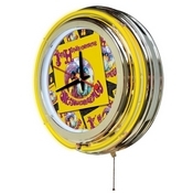 Jimi Hendrix - AYE - Album Double Neon Wall Clock by Holland Bar Stool Co., AGS-Clk15JimiH05