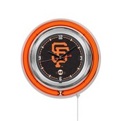 San Francisco Giants Double Neon Wall Clock by Holland Bar Stool, AGS-Clk15MLBSFG