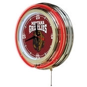 Montana Double Neon Ring, Logo Clock by Holland Bar Stool Company, ClkMontUn