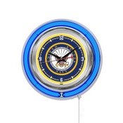 U.S. Navy Double Neon Ring, Logo Clock by Holland Bar Stool Company