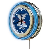Xavier Double Neon Ring, Logo Clock by Holland Bar Stool Company, ClkXavier