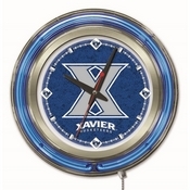 Xavier Double Neon Ring, Logo Clock by Holland Bar Stool Company, ClkXavier