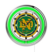 Notre Dame (Vintage) Double Neon Wall Clock by Holland Bar Stool Co., AGS-Clk15-07NotreD