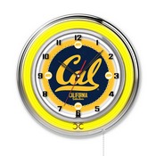 Cal Double Neon Ring, Logo Clock by Holland Bar Stool Company, ClkCal-Un