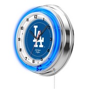 Los Angeles Dodgers Double Neon Wall Clock by Holland Bar Stool, AGS-Clk15MLBLAD