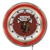 Montana Double Neon Ring, Logo Clock by Holland Bar Stool Company, ClkMontUn