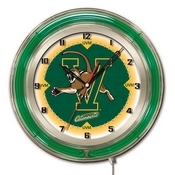 Vermont Double Neon Ring, Logo Clock by Holland Bar Stool Company, ClkVermnt