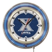 Xavier Double Neon Ring, Logo Clock by Holland Bar Stool Company, ClkXavier