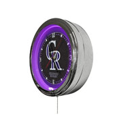 Colorado Rockies 16" LED Wall Clock, ClkL16MLBCol