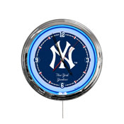 New York Yankees 16" LED Wall Clock, ClkL16MLBNYY