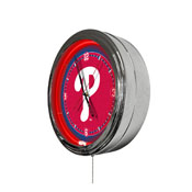 Philadelphia Phillies 16" LED Wall Clock, ClkL16MLBPhi