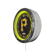 Pittsburgh Pirates 16" LED Wall Clock, ClkL16MLBPit