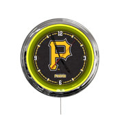 Pittsburgh Pirates 16" LED Wall Clock, ClkL16MLBPit