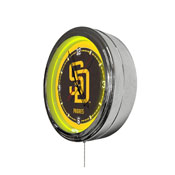 San Diego Padres 16" LED Wall Clock, ClkL16MLBSDP