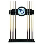 Tampa Bay Rays Solid Wood Cue Rack by Holland Bar Stool, AGS-CueBKMLBTam