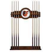 Baltimore Orioles Solid Wood Cue Rack by Holland Bar Stool, AGS-CueBKMLBBal