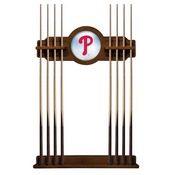 Philadelphia Phillies Solid Wood Cue Rack by Holland Bar Stool, AGS-CueBKMLBPhi