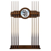San Diego Padres Solid Wood Cue Rack by Holland Bar Stool, AGS-CueBKMLBSDP