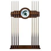 Michigan State Cue Rack by Holland Bar Stool, CueMichSt