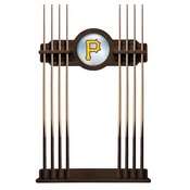 Pittsburgh Pirates Solid Wood Cue Rack by Holland Bar Stool, AGS-CueBKMLBPit