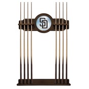 San Diego Padres Solid Wood Cue Rack by Holland Bar Stool, AGS-CueBKMLBSDP
