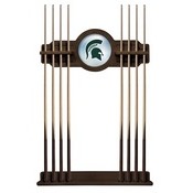 Michigan State Cue Rack by Holland Bar Stool, CueMichSt