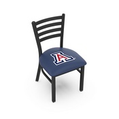 L00418 Black Wrinkle Arizona Stationary Chair with Ladder Style Back by Holland Bar Stool Co., L00418ArizUn