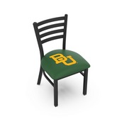 L00418 Black Wrinkle Baylor Stationary Chair with Ladder Style Back by Holland Bar Stool Co., L00418Baylor