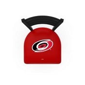 L00418 Black Wrinkle Carolina Hurricanes Stationary Chair with Ladder Style Back by Holland Bar Stool Co., L00418CarHur