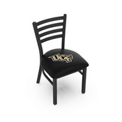 L00418 Black Wrinkle Central Florida Stationary Chair with Ladder Style Back by Holland Bar Stool Co., L00418CenFla