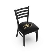 L00418 Black Wrinkle Colorado Stationary Chair with Ladder Style Back by Holland Bar Stool Co., L00418ColoUn