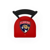 L00418 Black Wrinkle Florida Panthers Stationary Chair with Ladder Style Back by Holland Bar Stool Co., L00418FlaPan