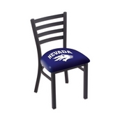 L00418 Black Wrinkle Nevada Stationary Chair with Ladder Style Back by Holland Bar Stool Co., L00418NevaUn