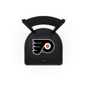 L00418 Black Wrinkle Philadelphia Flyers Stationary Chair with Ladder Style Back by Holland Bar Stool Co.. - Black, L00418PhiFly-B