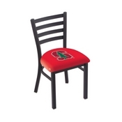 L00418 Black Wrinkle Stanford Stationary Chair with Ladder Style Back by Holland Bar Stool Co., L00418Stnfrd