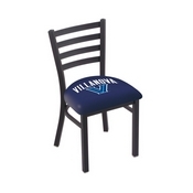 L00418 Black Wrinkle Villanova Stationary Chair with Ladder Style Back by Holland Bar Stool Co., L00418Vilnva