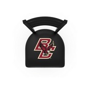 L004 Boston College 30" Stationary Bar Stool with Black Wrinkle Finish, L00430BostnC