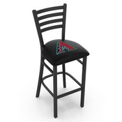 L004 Arizona Diamondbacks Stool with Black Wrinkle Finish by HBS, AGS-L00425MLBAri