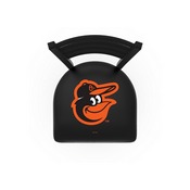 L004 Baltimore Orioles Stool with Black Wrinkle Finish by HBS, AGS-L00425MLBBal