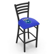 L004 Kansas City Royals Stool with Black Wrinkle Finish by HBS, AGS-L00425MLBKan