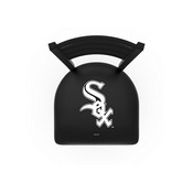 L004 Chicago White Sox Stool with Black Wrinkle Finish by HBS, AGS-L00425MLBWSx